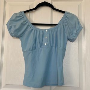 Rue 21 pale blue blouse